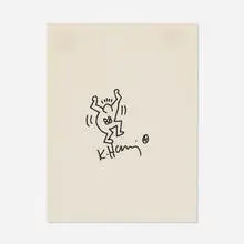 Untitled by Keith Haring, 1988, India ink on paper, sold Feb 2015