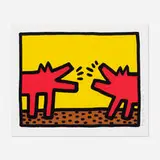Keith Haring, Popshop IV, 1989, screenprint on paper
