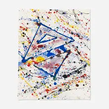Sam Francis, Untitled, c. 1977, monotype on paper