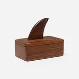 Gary Smith, H.C. Westerman Memorial Box, 1982, rosewood, ash plywood, lacquered wood, glass