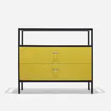 Steelframe cabinet by George Nelson & Associates, 1950, birch, enameled steel, laminate, glass, aluminum, sold Feb 2015