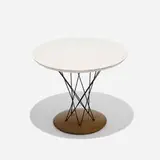 Isamu Noguchi, childs table, model 87, 1953, laminate, enameled steel, birch