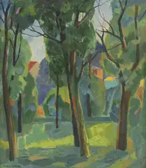 Vladimir Lunevski, Untitled, oil on canvas 70 x 60cm