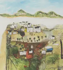 Leo McDowell, Untitled, mixed media 33 x 29.5cm .