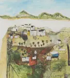 Leo McDowell, Untitled, mixed media 33 x 29.5cm .