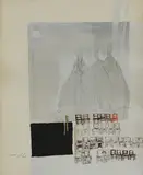 Envin Cremona, Untitled, mixed media 63 x 50cm .