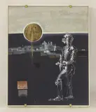Envin Cremona, Untitled, mixed media 63 x 50cm .