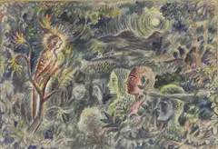 Helen Steinthal, Untitled, watercolour and gouache 39 x 56cm .