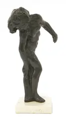Sydney Harpley, Untitled, raised on a square marble base