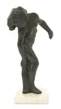 Sydney Harpley, Untitled, raised on a square marble base