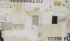 Jorge Camacho, Untitled, mixed media and collage 56 x 95.5cm