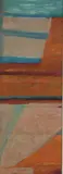Frank Beanland, Untitled, oil on board 94.5 x 33.5cm .