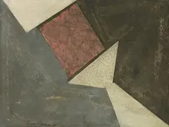 Lucio Muñoz, Untitled, mixed media on board 34 x 44.5cm .