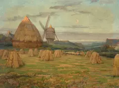 Karl Cartier, Le Moulin de Saint-Briac, oil on canvas
