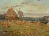 Karl Cartier, Le Moulin de Saint-Briac, oil on canvas