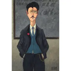 Phillipe Marchand, Portrait of a man with his hands in his pockets