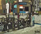 Phillipe Marchand, Four works, oil on canvas