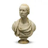 Joseph Nollekens, carved marble portrait bust of William Pitt the Younger (British, 1759-1806), marble