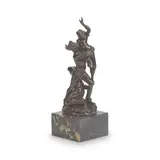 Giambologna, patinated bronze figural group of the Rape of Sabines, patinated bronze