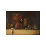 Ecole française, Nature Morte aux cuivres