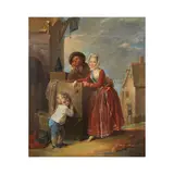 Jean-Baptiste Charpentier the Elder, Les Montreurs d'Optiques, oil on canvas