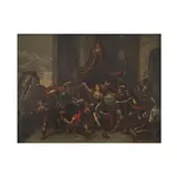 Peeter Sion, Samson capturé par les Philistins, oil on copper