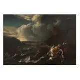 Le Christ dans la mer de Galilée by dit il Brescianino Francesco Monti, oil on canvas, offered Oct 2024