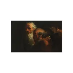 Têtes de sages by Jean-Pierre Saint-Ours, oil on canvas, offered Oct 2024