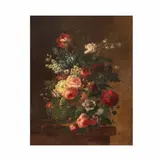 Ecole française, Nature morte aux fleurs