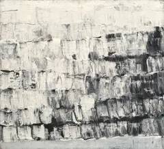 Ohne Titel by Raimund Girke, 1958, Dispersionsfarbe auf Leinwand, sold Jun 2017