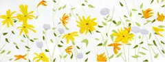 Summer Flowers by Alex Katz, 2018, Farbserigrafie auf Leinwand, sold Jun 2026