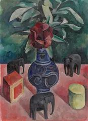 Alexander Kanoldt, Stilleben VIII, 1919, Öl auf Leinwand