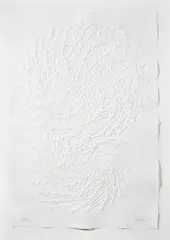 Günther Uecker, Duo, 2012, Prägedruck auf Velin