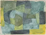 Serge Poliakoff, Composition abstraite, 1959, Gouache auf Ingres-Bütten