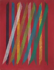 Roma I by Piero Dorazio, 1965, Öl auf Leinwand, sold Dec 2023