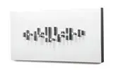 Gino Lorcini, Horizontal Etude, 1967, Aluminum