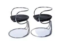 Vladimir Tatlin, Armchairs (2), 1927, Chrome-plated steel, leather