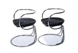 Vladimir Tatlin, Armchairs (2), 1927, Chrome-plated steel, leather