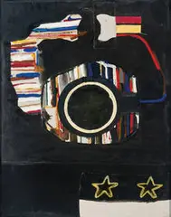 Jesse Jacobs, Untitled, 1960, Oil on cut canvas collage