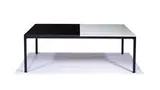 Florence Knoll, T Angle coffee tables (3), 1952, Enameled steel, laminate