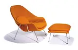Eero Saarinen, Womb chair and ottoman (2)