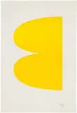 Yellow (II.2) by Ellsworth Kelly, 1964-65, Color lithograph on Rives BFK, sold May 2013