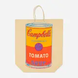 Campbell's Soup Can (Tomato) by Andy Warhol, 1966, screenprint in colors on wove paper shopping bag, sold Oct 2021
