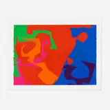 Patrick Heron, Plate 6 (from the January 1973 series), 1973, screenprint in colors
