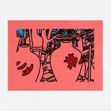Patrick Caulfield, Signature Pots, 1975, screenprint in colors