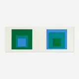 Folio II Folder 32 (from the Formulation: Articulation portfolio) by Josef Albers, 1972, screenprint in colorss on Mohawk Superfine Bristol, sold Oct 2021