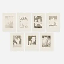 Elisabeth Frink, Etchings Illustrating Chaucer's Canterbury Tales, 1972, etching and aquatints
