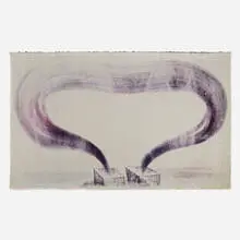 Untitled by Harry Bertoia, c. 1960, monotype, sold Oct 2021