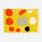 Alexander Calder, Grande composition fond jaune, 1970, lithograph in colors