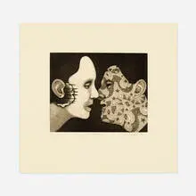 Closure by Ed Paschke, 1996, etching and aquatint, sold Oct 2021